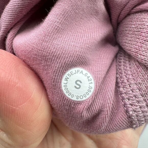 Lululemon Scuba High-Rise Jogger Sz Small Heathered Pink Taupe Fleece Sweatpants - Picture 11 of 14